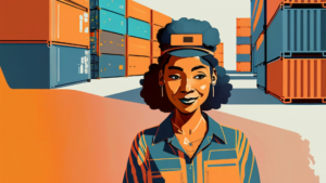 Ilustración de un agente de carga