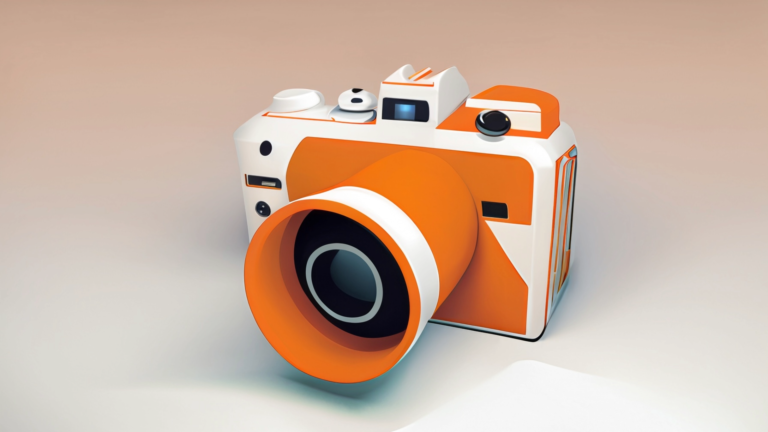 Ilustración de una cámara digital