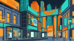 Ilustración de fabricantes de anuncios