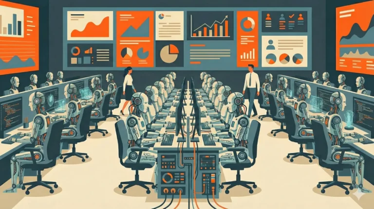 Ilustración de compañía de Voicebot